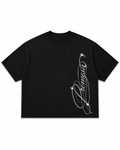 Rhinestone signature Boxy T-shirt