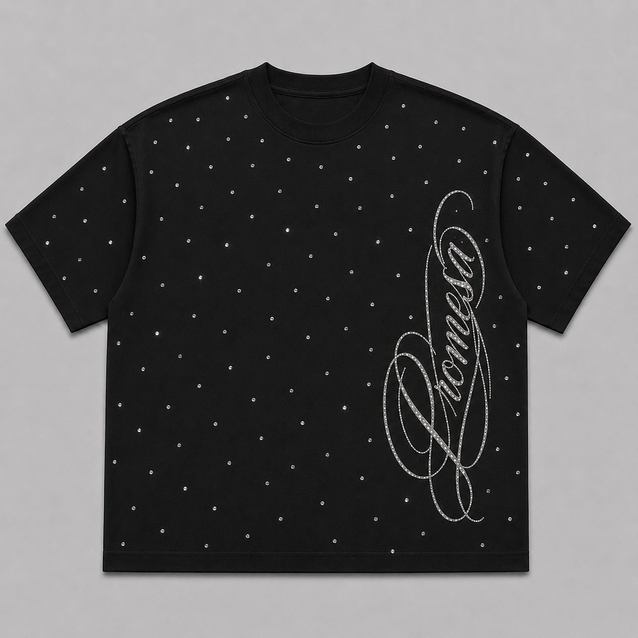 Signature Drop Tee Rhined Out