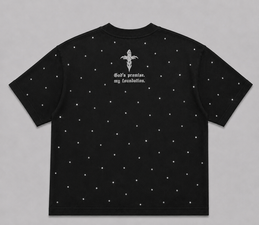 Signature Drop Tee Rhined Out