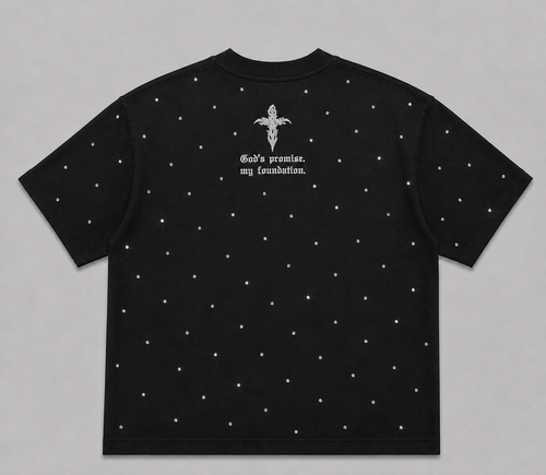 Signature Drop Tee Rhined Out